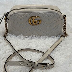 Gucci GG Marmont Camera small quilted leather shoulder bag